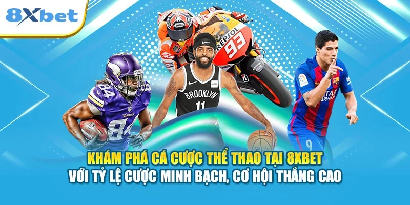 Khám phá cá cược thể thao tại 8XBET với tỷ lệ cược minh bạch, cơ hội thắng cao
